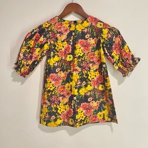 Zara girls floral dress
